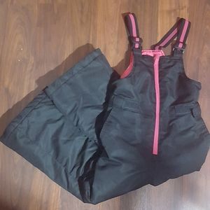 Girls SwissTech Snowpants Size Small 6/6x Black